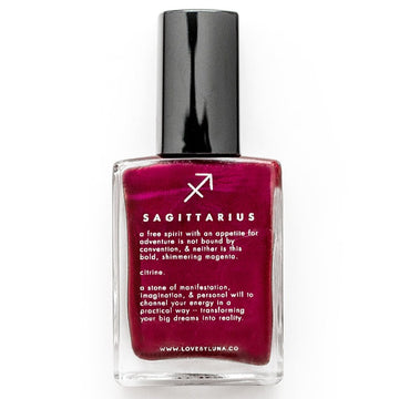 Sagittarius citrine Nail Polish zodiac