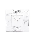Cancer Constellation Necklace - Gold & Silver (14 Karat Gold / 24 Karat White Gold Dipped Options)