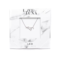 Leo Constellation Necklace - Gold & Silver (14 Karat Gold / 24 Karat White Gold Dipped Options)